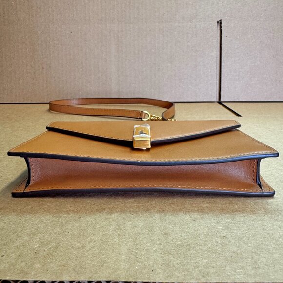 Polo Ralph Lauren Polo ID Leather Chain Wallet & Crossbody – Classic Tan - Picture 10 of 13